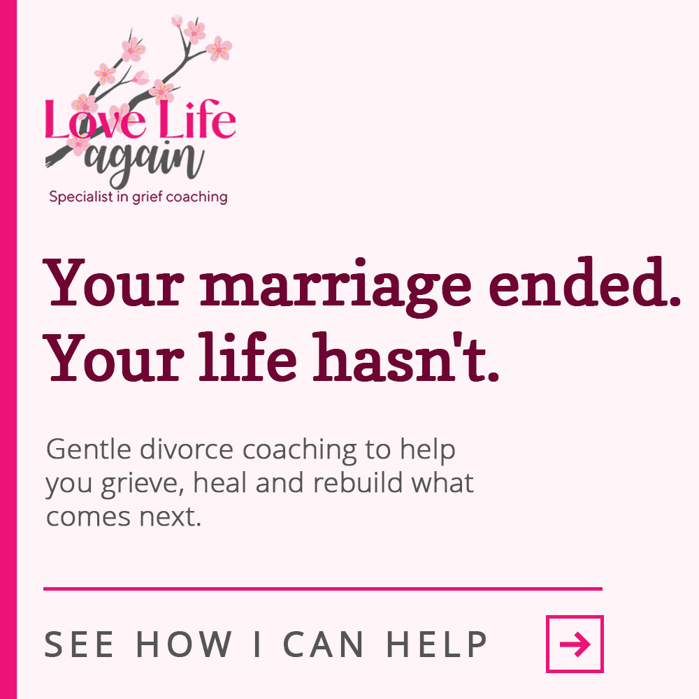 Divorce coaching square banner